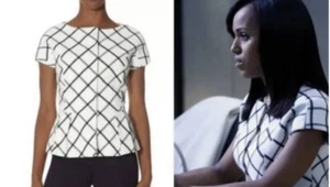 The Limited SCANDAL Collection White Black Short Sleeve Peplum Blazer Xs Small - Picture 1 of 4