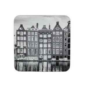 Set sottobicchieri in sughero sottobicchieri per bicchieri tazze bottiglie Amsterdam - Foto 1 di 3