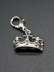 Sterling Silver Crown Charm - Picture 1 of 3