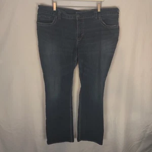 Silver Denim Jeans Women 24 Solid Blue Suki Slim Fit Bootcut - Bild 1 von 12