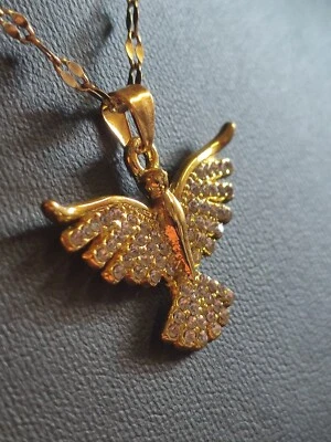 Phönix Damen Halskette in Gold viele funkelnde Zirkonias Zeitlos elegant - Bild 1 von 4