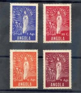 Angola Sc 315-8 (SG 434-7) * Sehr schön LH 1948 OUR LADY OF FATIMA SET 240 $ - Bild 1 von 1