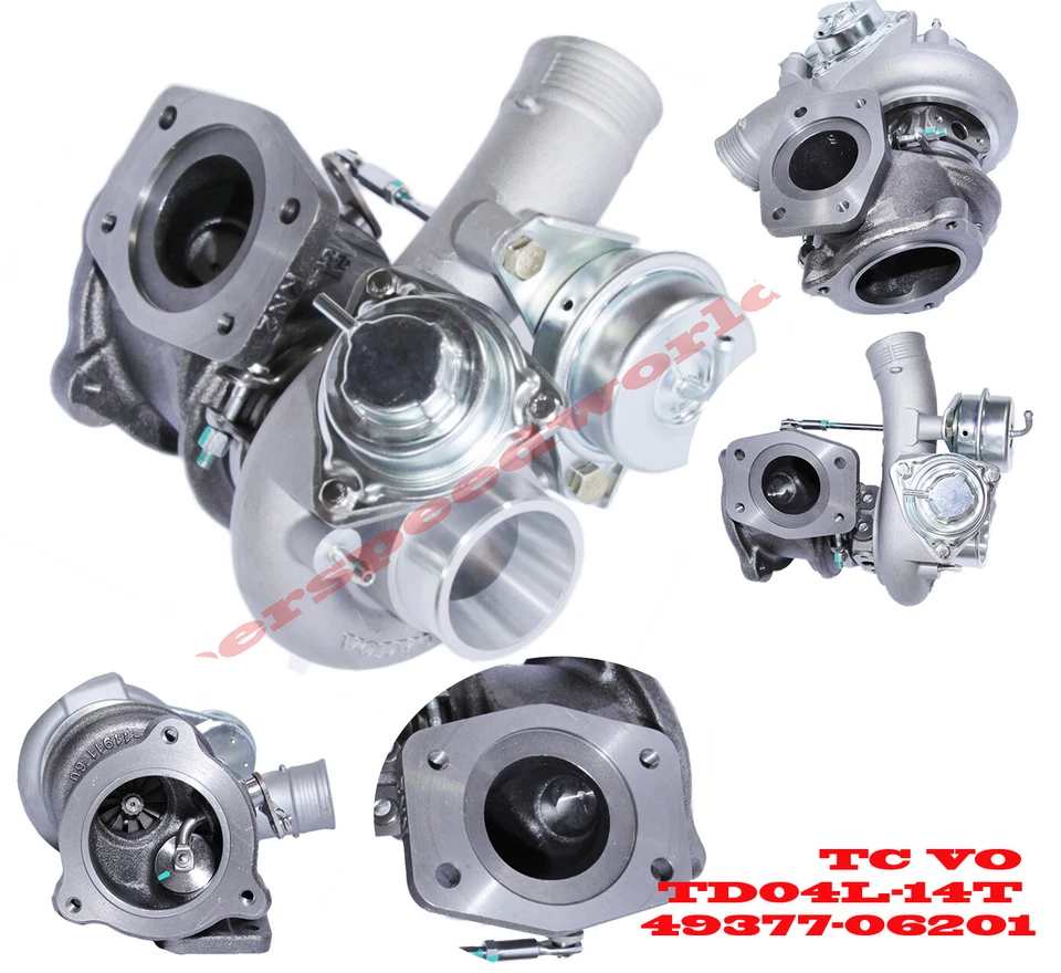 TD04L-14T 49377-06201Turbo 充电器 适用于 Volve 04-07 S60 V70 04-06 S80 NON-R 型号 — 第 1/4 张图片