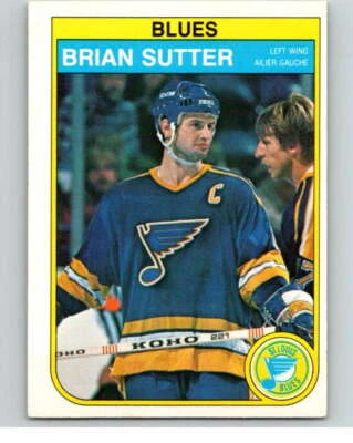 1982-83 O-Pee-Chee #311 Brian Sutter  St. Louis Blues V59268 - Image 1 of 2
