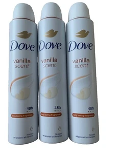 Dove Vanilla Deodorant Anti Perspirant 3 x 200ml 48H - Picture 1 of 10