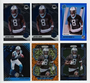 (6) 2021 JAYCEE HORN Carolina Panthers ROOKIE CARD RC LOT PRIZM DISCO + Limited - Picture 1 of 1