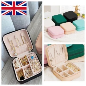 Organiser Small Portable Jewelry Storage Case for Bracelets Travel Jewellery Box - Picture 1 of 42