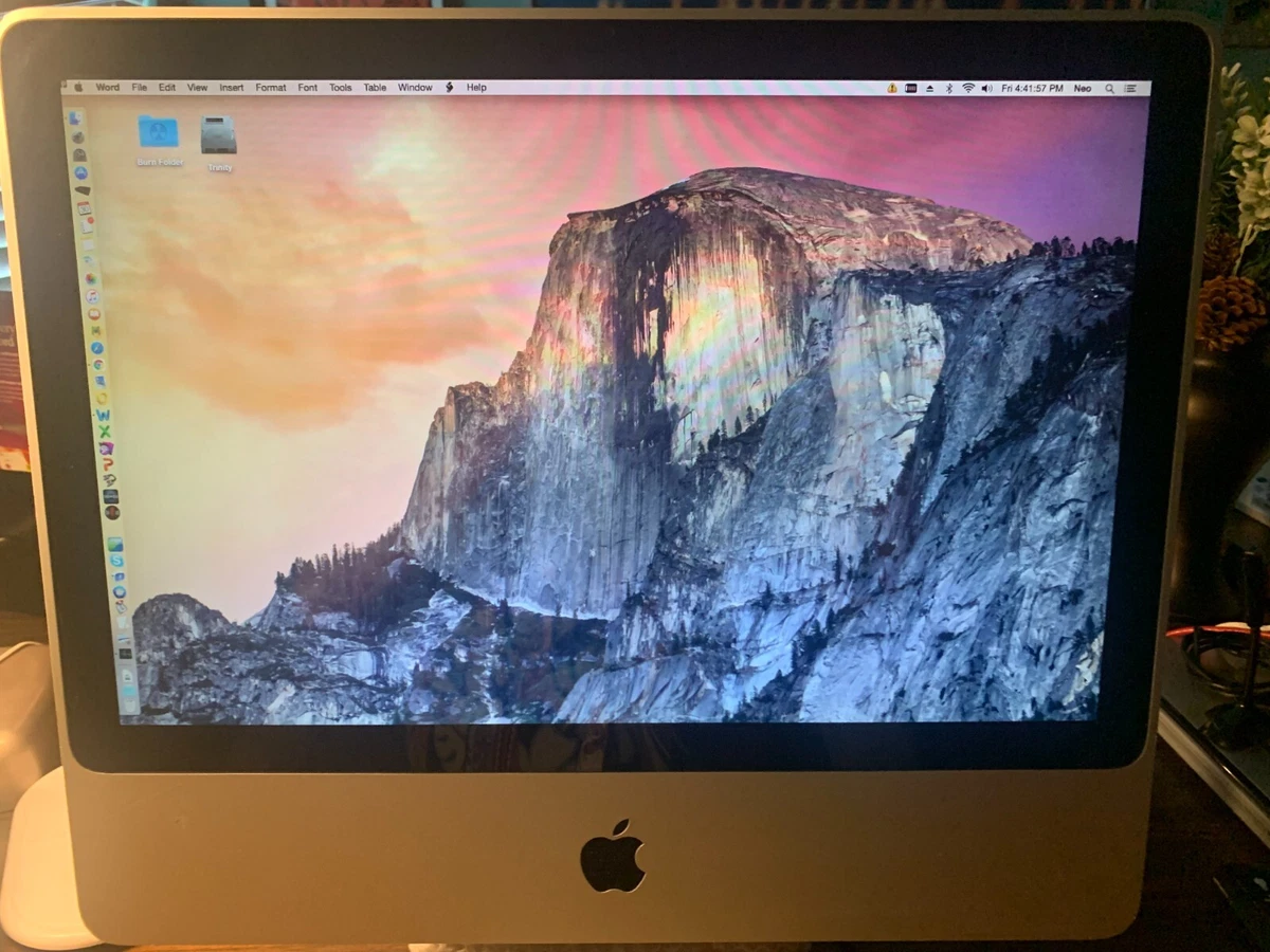 Apple iMac Mac OS X 10.10, Yosemite Intel Core 2 Duo Apple