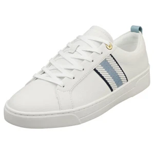 Ted Baker Baily Womens White Blue Fashion Trainers - 6 UK