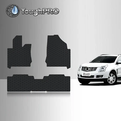 Alfombrillas ToughPRO negras para Cadillac SRX All Weather Custom Fit 2010-2016 Foto 1 de 4