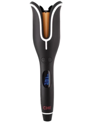 CHI Spin N Curl - Rotating Curler, Onyx Black - for Shoulder Length Hair (A72) - Image 1 of 4