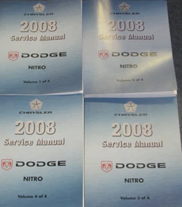 2008 DODGE NITRO Service Workshop Repair Shop Manual Set OEM - Picture 1 of 1