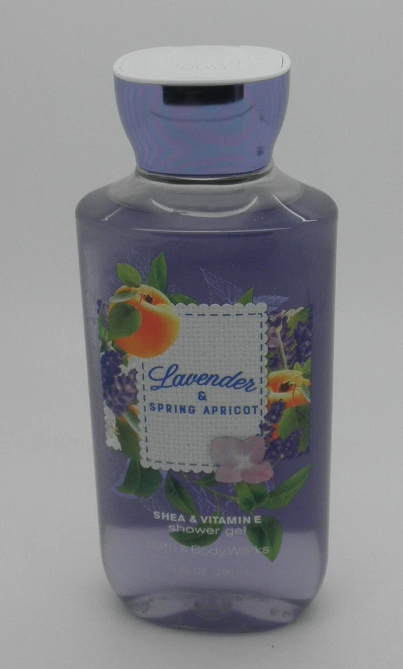 Bath and Body Works Lavender & Spring Apricot Shower GEL X3
