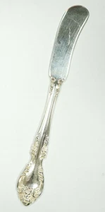 STERLING SILVER GORHAM MELROSE 5-3/4'' BUTTER SPREADER KNIFE FLATWARE NO MONO - Picture 1 of 5