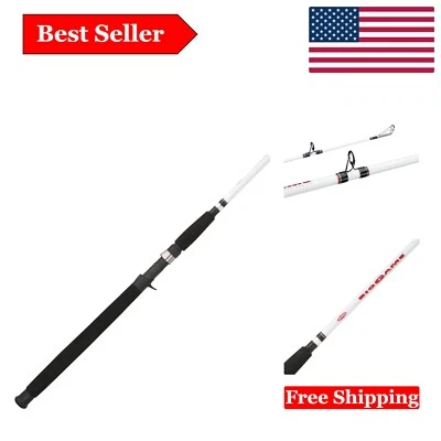 Caña de pescar mediana pesada de 7 pies - Ideal para bagres y truchas con acción rápida Foto 1 de 4