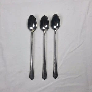 WM A Rogers A1 Plus Oneida LTD Silverware Vintage 3 pc Teaspoons 7.5” Long - Picture 1 of 7