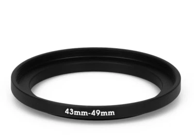 43 mm - 49 mm Filter Adapter Step-Up Adapter Filteradapter Step Up 43-49