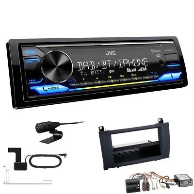 JVC DAB+ Bluetooth USB inkl. Antenne Autoradio für Mercedes-Benz SLK mit Canbus - Bild 1 von 4