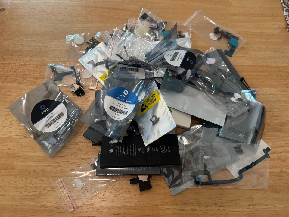 iPhone 5 5C 5S 6 Plus 6S Plus Serie 7 Piezas Varios y Lote de Batería Foto 1 de 1