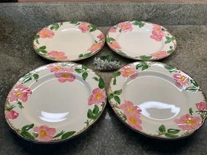 4 Vintage 1960’s Franciscan Desert Rose 10 5/8 Inch Essteller USA & England - Bild 1 von 3