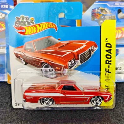 HOT WHEELS '72 FORD RANCHERO NARANJA HW OFF ROAD 2014 134/250 BFD60 1:64 CORTO - Imagen 1 de 4