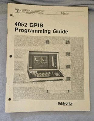 Tektronix 4052 GPIB Programming Guide - Image 1 of 3