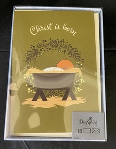 Christ Is Born Christmas Holiday Cards 18 Dayspring - Picture 1 of 2