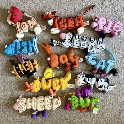 PBS WordWorld Магнитный Раздвижной Плюшевый Word World WordFriends Плюшевый Обучение - Изображение 1 из 4