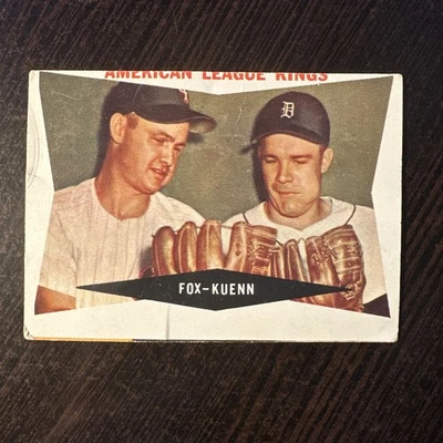 1960 Topps #429 A.L. KINGS NELLIE FOX CHICAGO WHITE SOX EN MUY BUENA CONDICIÓN *Hot Corner Vintage*C Foto 1 de 2