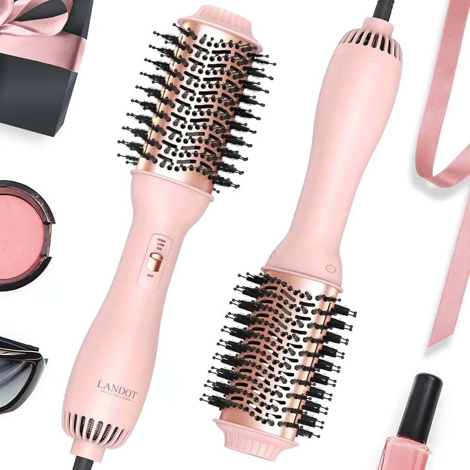 LANDOT Hot Hair Blow Dryer Brush: Plus 2.0 One-Step Hair Dryer And Volumizer