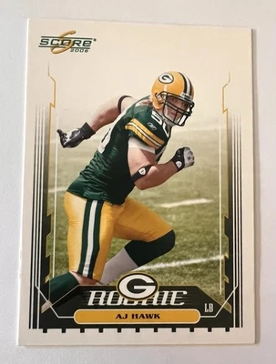 2006 Score - Rookie A.J. Hawk #373 (RC) - Image 1 of 2