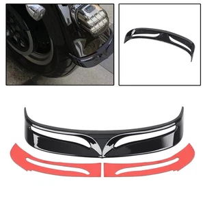 Punta de borde de guardabarros trasero ABS negro para Harley Fat Boy Lo FLSTFBS FLSTF - Imagen 1 de 11