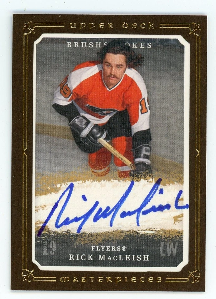2008-09 Upper Deck Masterpieces RICK MacLEISH Philadelphia Flyers AUTO - Image 1 of 1
