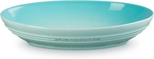 Le Creuset Oval Dish Deep Plate 23cm Cool Mint Heat and Cold Resistant Microwave - Picture 1 of 4