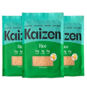 Kaizen Low Carb Keto Rice - Gluten-Free High Protein 20g Keto Friendly Plant ... - Picture 1 of 8