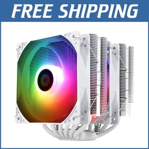 Peerless Assassin 120 SE ARGB White CPU Air Cooler – Dual 120mm PWM Fans - Picture 1 of 11