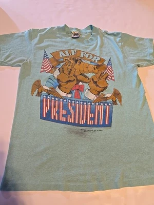 Camisa De Colección 1987 Tophale Usa Alf For President M 17X23" Camisa Puntada Única LEER Foto 1 de 4