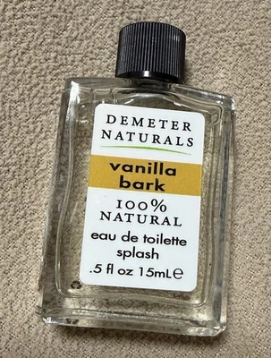 Perfume de Colonia Demeter Vanilla Bark Miniatura Splash Pick-me-up .5 oz 15 ml! Foto 1 de 4
