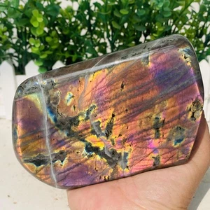 Cristallo di Quarzo Labradorite Viola Naturale Forma Libera Esemplare Minerale 740g - Foto 1 di 14