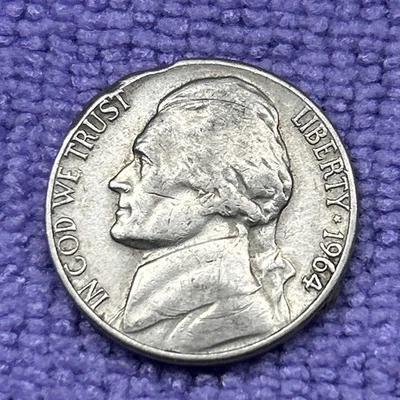 1964 D Jefferson Nickel EDGE ERROR Obverse and Reverse  - Image 1 of 4