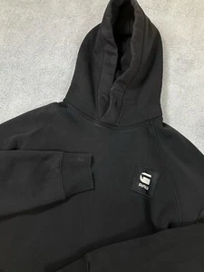 Sudadera con Capucha G-STAR RAW Para Hombre Prisoner Mix Negra Manga Larga Talla XS *LEER* - Imagen 1 de 15