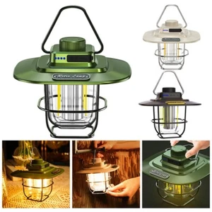 LED Camping Laterne Tragbar Camping Licht Wiederaufladbar Batteriebetrieben Lanter - Bild 1 von 13