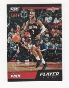 2018-19 PANINI PLAYER OF THE DAY BASKETBALL CHRIS PAUL HOUSTON ROCKETS - Picture 1 of 8