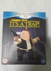 Family Guy Blu Ray & Dvd Its A Trap Plus T Shirt 9 Collector's Cards Ltd Edit - Picture 1 of 13