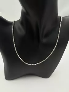 COLLANA CATENA POPCORN ARGENTO 950 ITALIA MILOR 20" larghezza 2 mm 5,1g - Foto 1 di 9