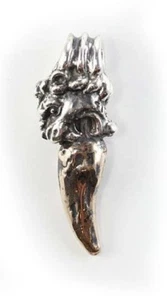 Lion Fang Sterling Silver Pendant - Picture 1 of 5