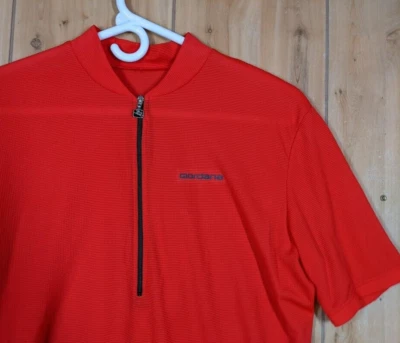 Giordana Cycling Jersey 1/2 Zip Size M Performance Biker Short Sleeve Italy Red - Image 1 of 4