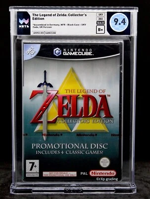 🔥ZELDA COLLECTOR'S EDITION - GC - RED STRIP -SEALED - PROMO - PAL/UK - WATA 9.4 - Bild 1 von 4