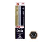 Uni Palette Pencil 2B Hexagonal Black Axis (Black) K56172B 1 dozen (12