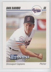 1992 SkyBox Pre-Rookie Shreveport Captains Dan Rambo #590